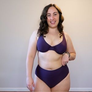 Purple Bikini with Underwire NWT size Medium